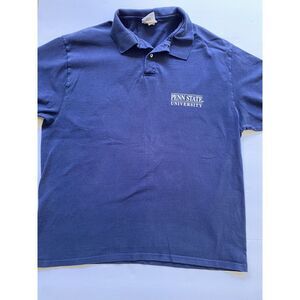 Vintage 1990s Y2K Champion Penn State Polo Golf Shirt Men XL